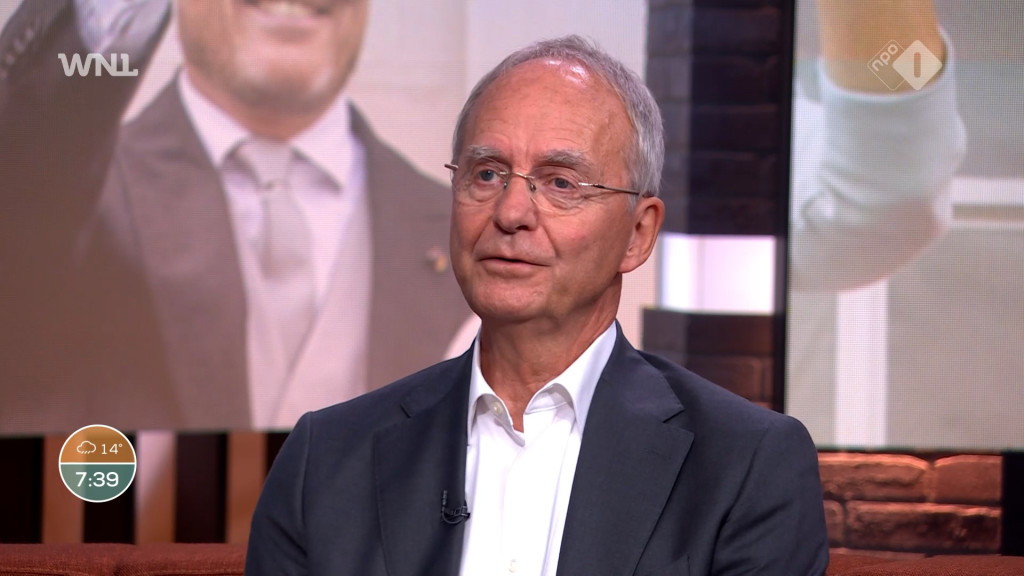 VVD-prominent Henk Kamp in Goedemorgen Nederland op NPO 1.