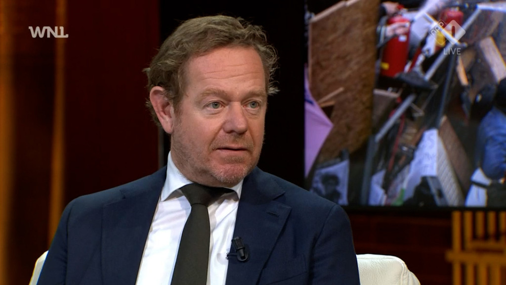 VVD-minister David van Weel (Justitie en Veiligheid) in WNL Op Zondag op NPO 1.