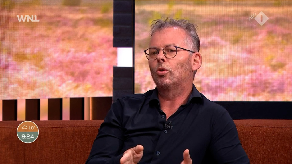 Decorbouwer Hans de Vet in Goedemorgen Nederland op NPO 1.