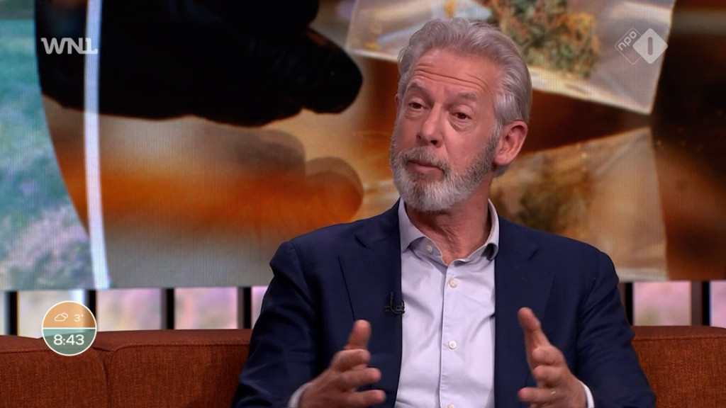 Oud-burgemeester van Maastricht Onno Hoes in Goedemorgen Nederland op NPO 1.