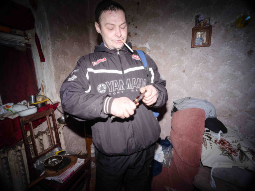 Een Oekraïner woonachtig in de Donbas-regio.