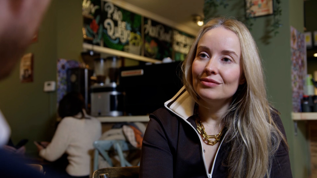 Presentator Tanja Kok.