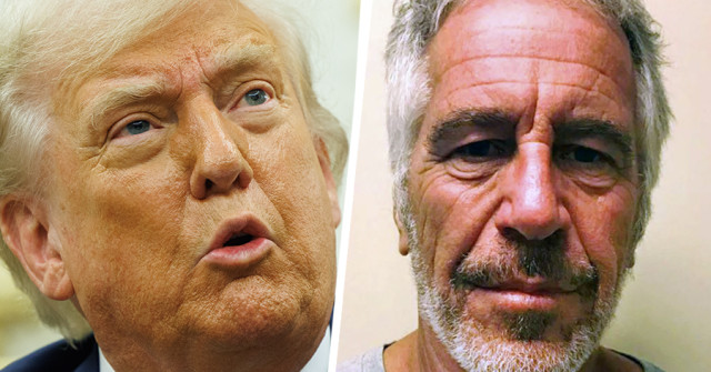 Donald Trump en Jeffrey Epstein.