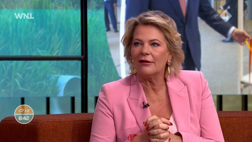 Koningshuisdeskundige Justine Marcella in Goedemorgen Nederland op NPO 1.