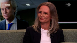 Vicepremier en zorgminister Fleur Agema in Goedenavond Nederland op NPO 1.