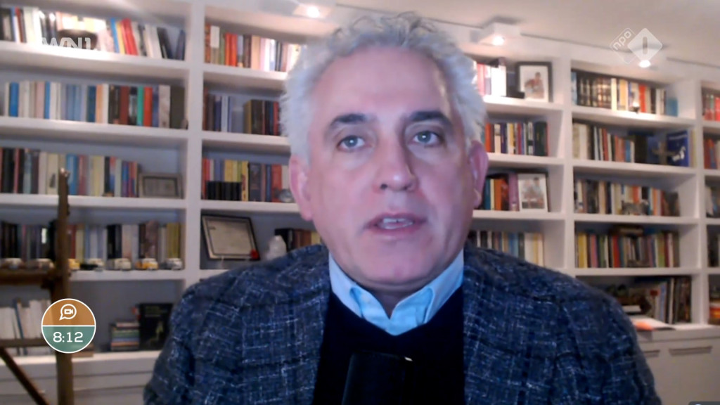 Bestuurslid van Comité Iran Vrij Keyvan Shahbazi in Goedemorgen Nederland op NPO 1.