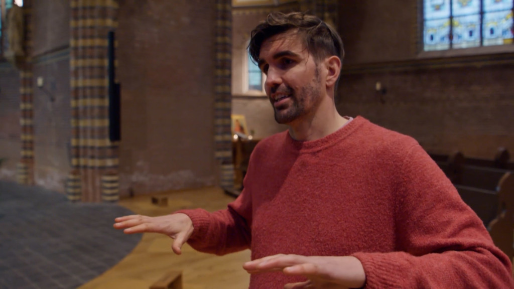 Directeur van de gemeenschap en tevens bewoner Marten IJmker in Stand van Nederland: Generatie Next op NPO 2.