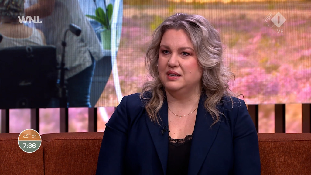 Femke Merel van Kooten in Goedemorgen Nederland.