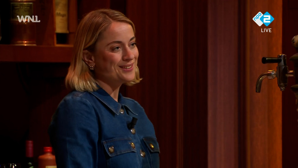 Lian Heinhuis in Café Kockelmann.