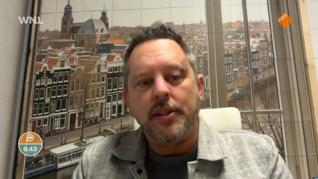 Privédetective Nico van den Dries in Goedemorgen Nederland op NPO 1.