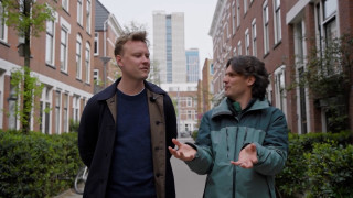 Josse de Voogd en Sam Hagens in Rotterdam.