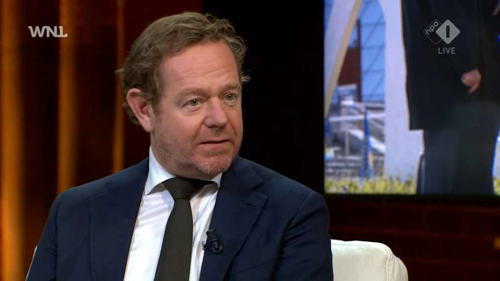VVD-minister David van Weel (Justitie en Veiligheid) in WNL Op Zondag op NPO 1.