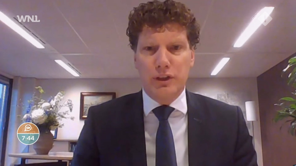 Jacco van der Tak (burgemeester Barneveld) in Goedemorgen Nederland op NPO 1.