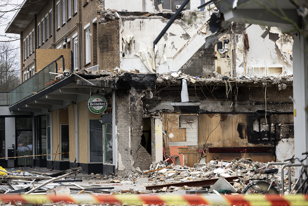 Haagse Tarwekamp, daags na de explosies.