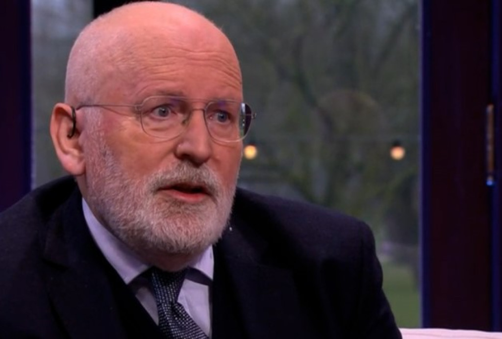 Frans Timmermans (leider GroenLinks-Pvda) in WNL Op Zondag.