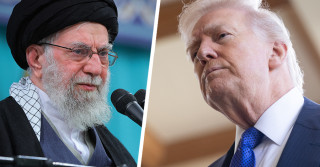 Ali Khamenei en Donald Trump.