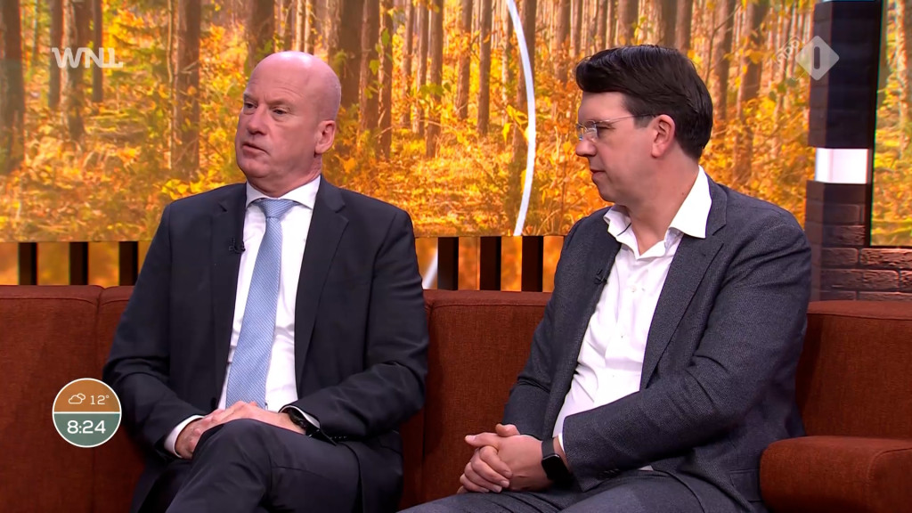 Martin Wijnen (Rijkswaterstaat) en John Voppen (ProRail).