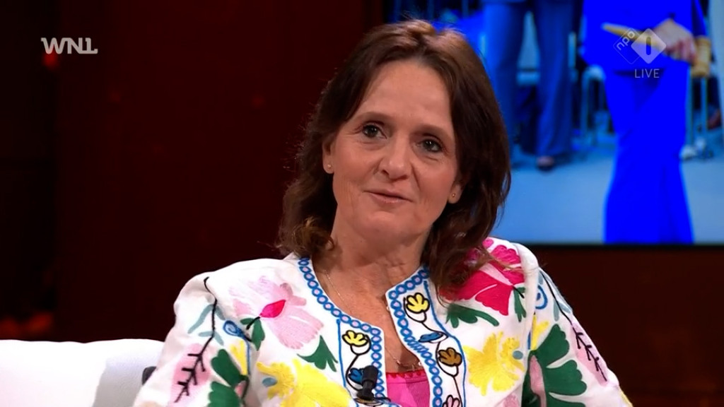 NSC-leider Nicolien van Vroonhoven in WNL Op Zondag op NPO 1.