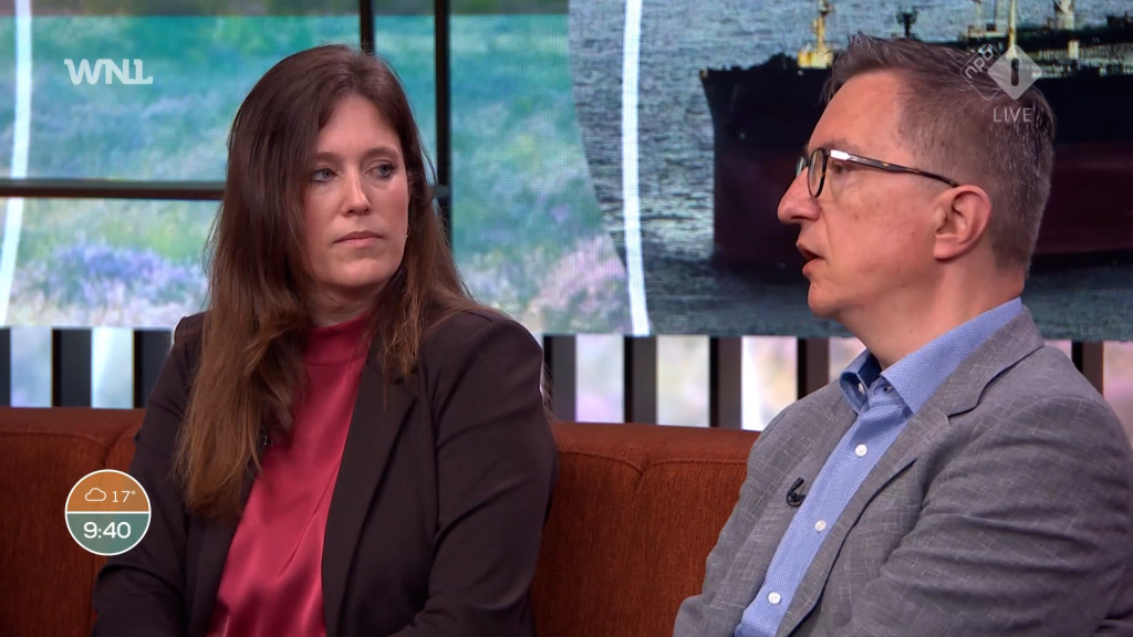Marijke Vuik en Martin Visser in Goedemorgen Nederland.