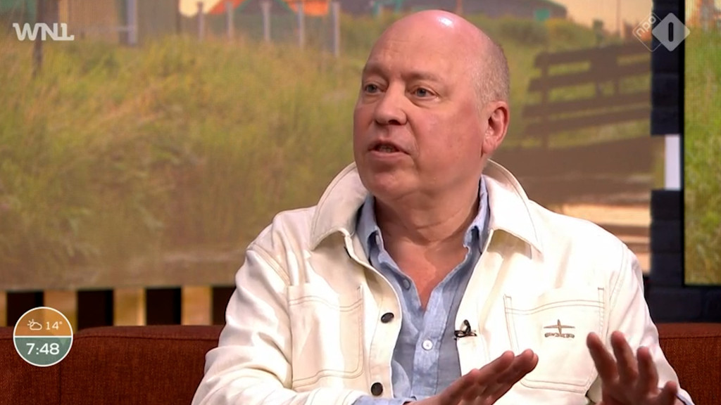 Auteur Pieter Waterdrinker in Goedemorgen Nederland op NPO 1.
