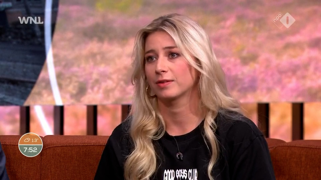 Oorlogscorrespondent Daphne Wesdorp in Goedemorgen Nederland op NPO 1.