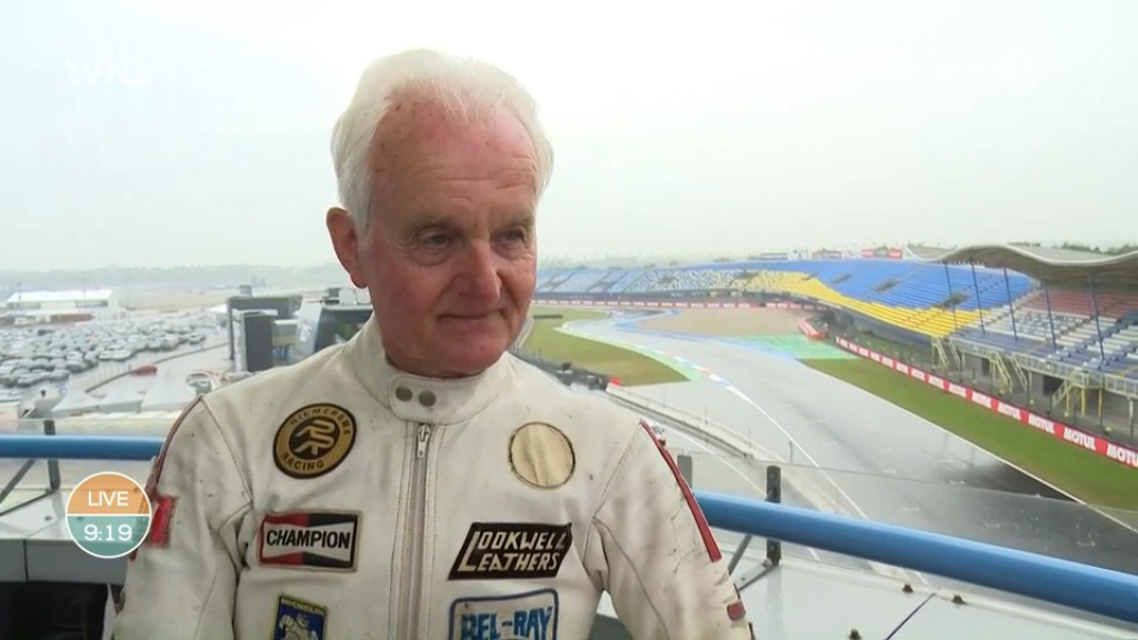 Wil Hartog op het circuit in Assen in 2025.