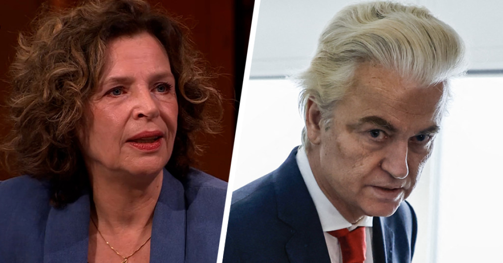 Edith Schippers en Geert Wilders.