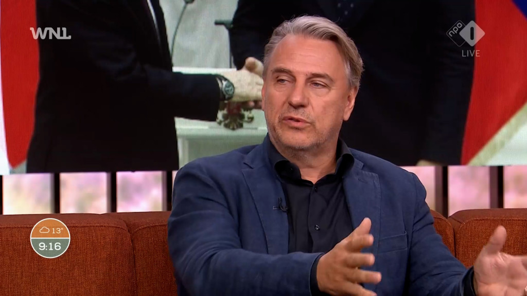 Directeur van debatcentrum De Balie Yoeri Albrecht in Goedemorgen Nederland op NPO 1.