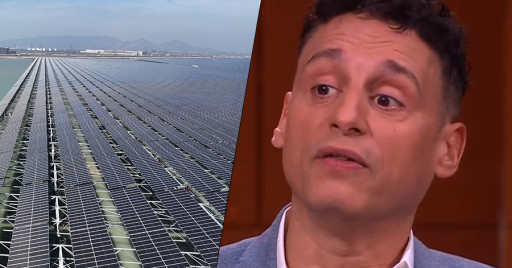 Farid Tabarki over China.